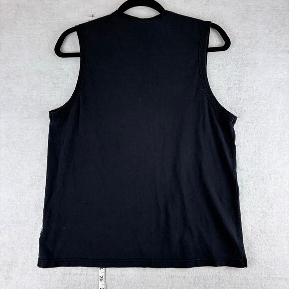 Structure Muscle Tank Crew Neck Women Small Black Minimalist 100 Cotton Gym READ - Picture 2 of 8